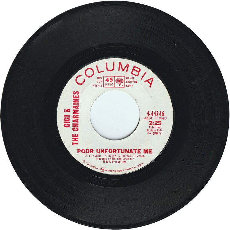 Gigi & The Charmaines - Poor Unfortunate Me / Brazil [Promo]