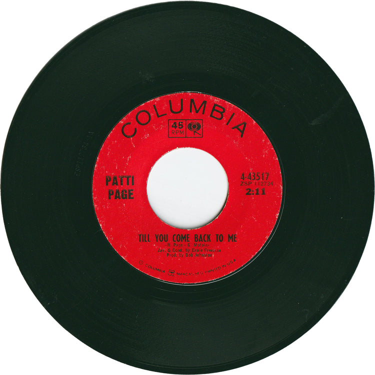 Patti Page - Till You Come Back To Me / Custody