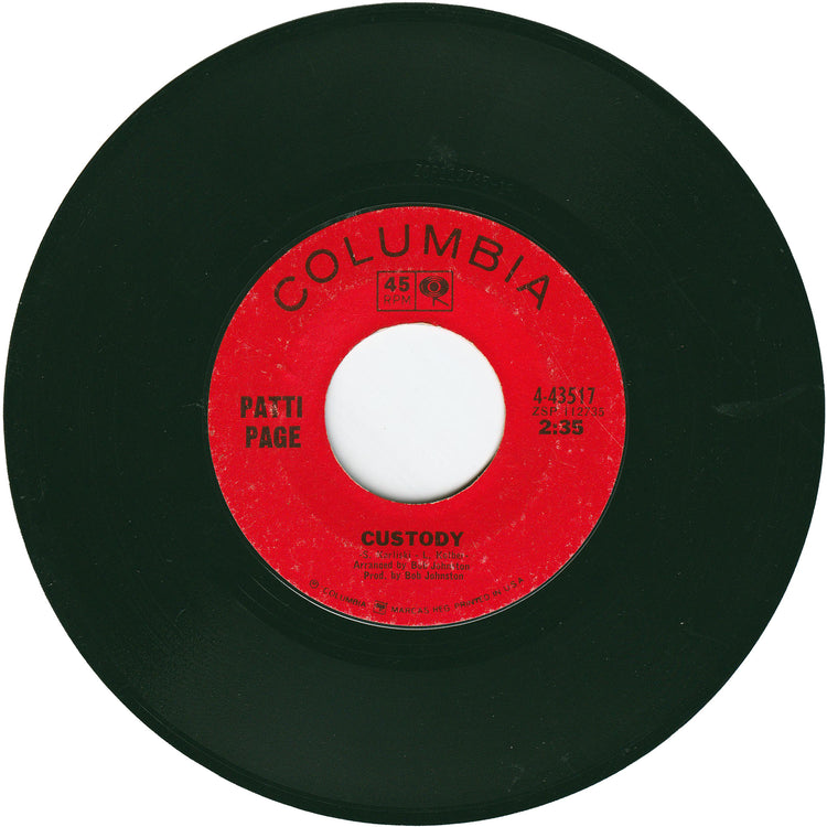 Patti Page - Till You Come Back To Me / Custody