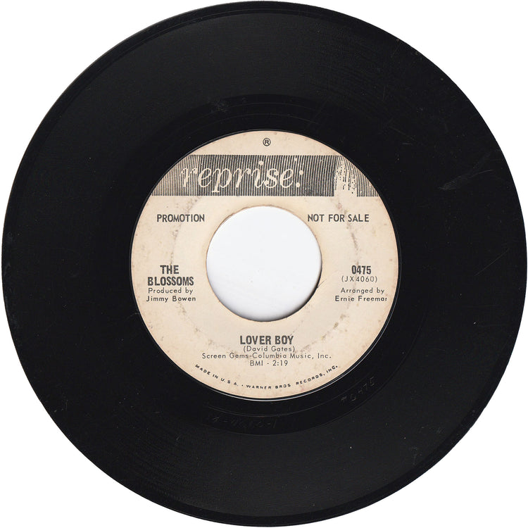 The Blossoms - Lover Boy / My Love, Come Home [Promo]