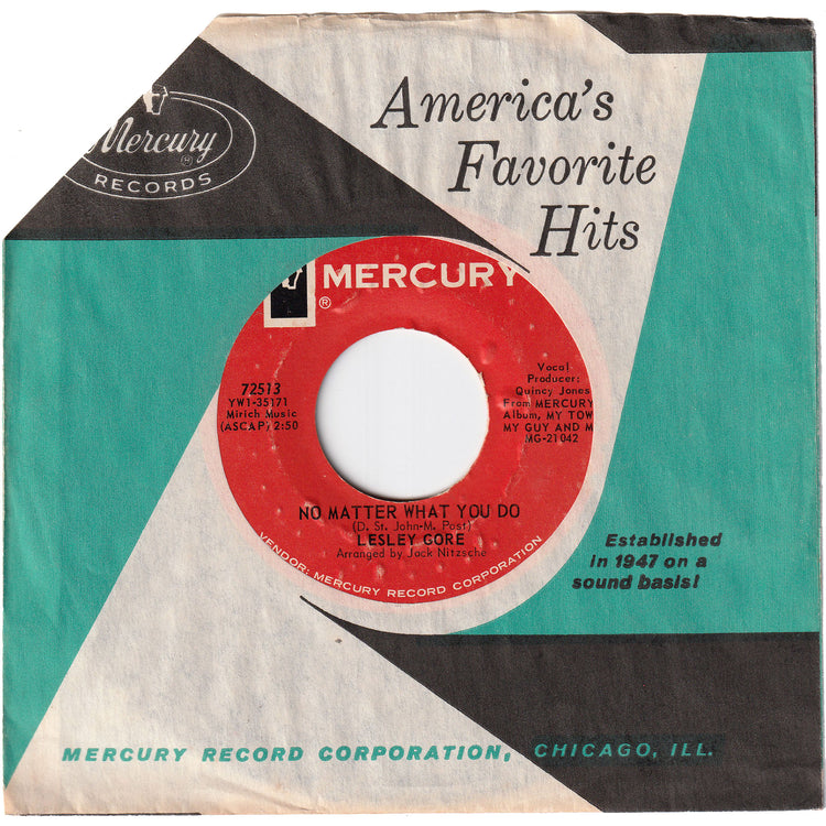 Lesley Gore - No Matter What You Do / I Won't Love You Anymore (Sorry)