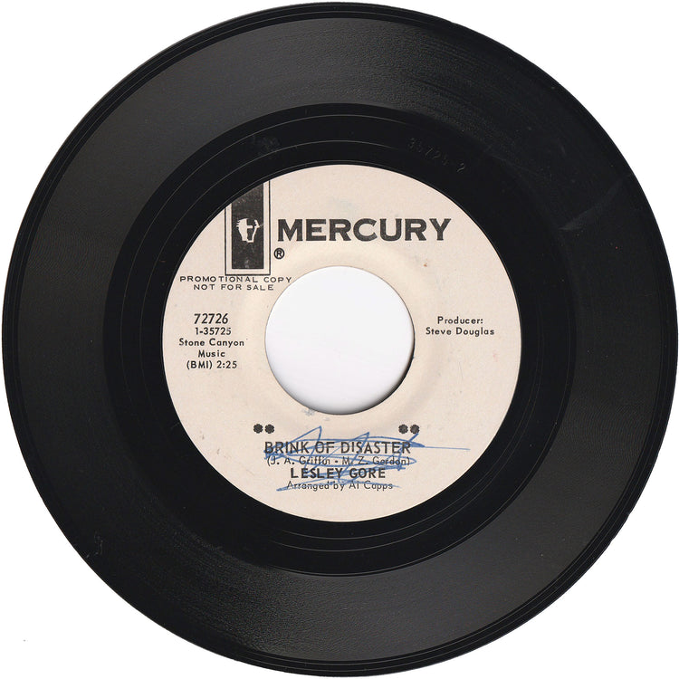 Lesley Gore - Brink Of Disaster / On A Day Like Today [Promo]