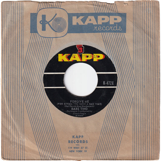 Babs Tino - Forgive Me (For Giving You Such A Bad Time) / If I Didn't Love You So Much