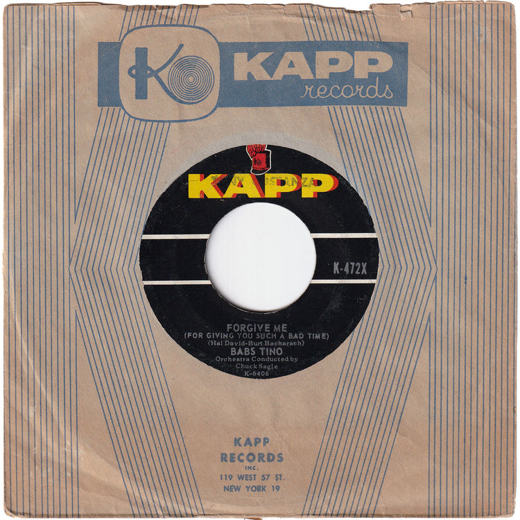 Babs Tino - Forgive Me (For Giving You Such A Bad Time) / If I Didn't Love You So Much
