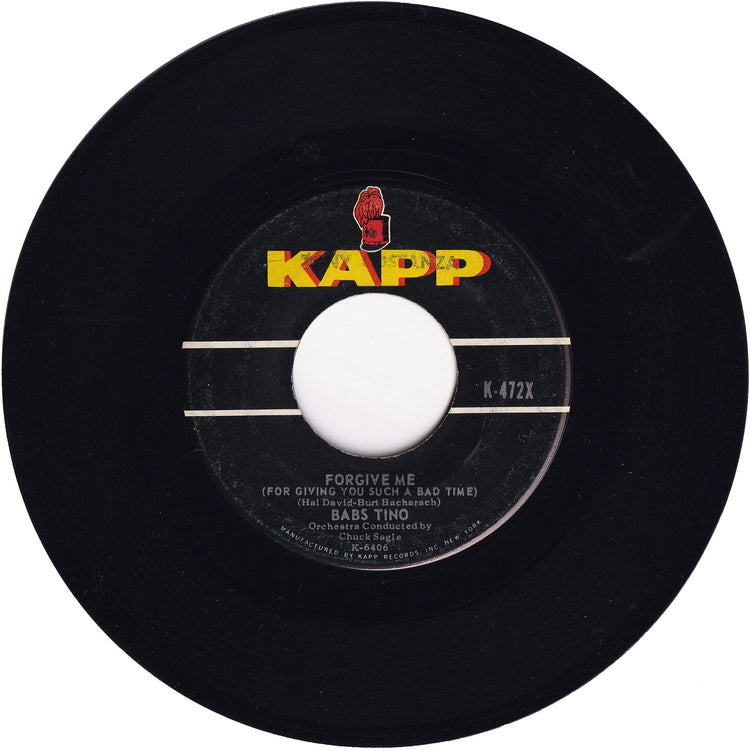 Babs Tino - Forgive Me (For Giving You Such A Bad Time) / If I Didn't Love You So Much