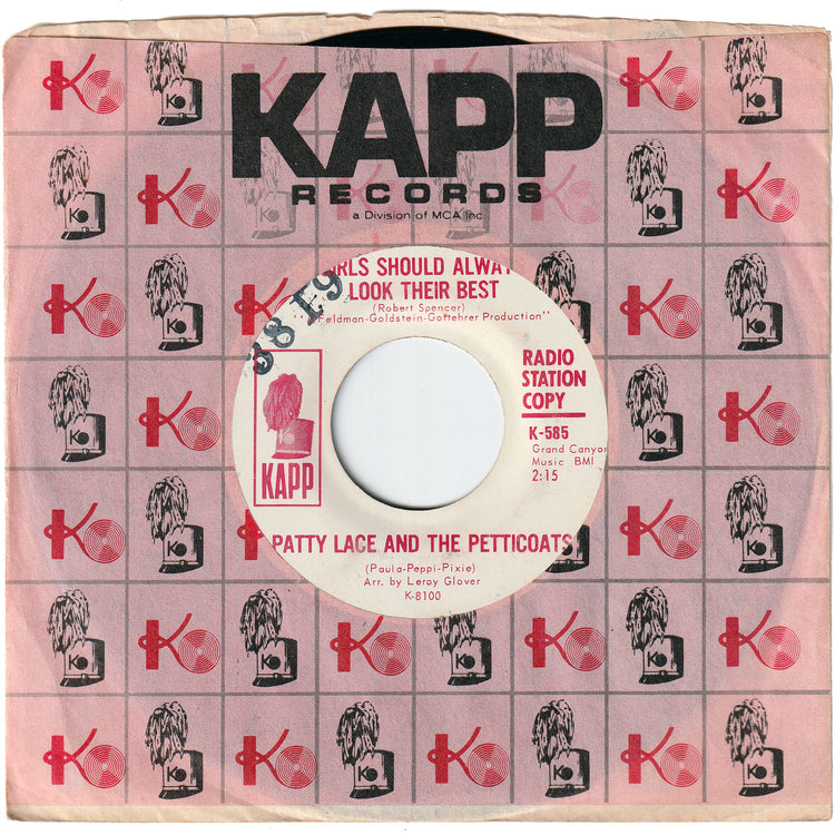 Patty Lace & The Petticoats - Girls Should Always Look Their Best / Girls Don't Trust That Boy [Promo]