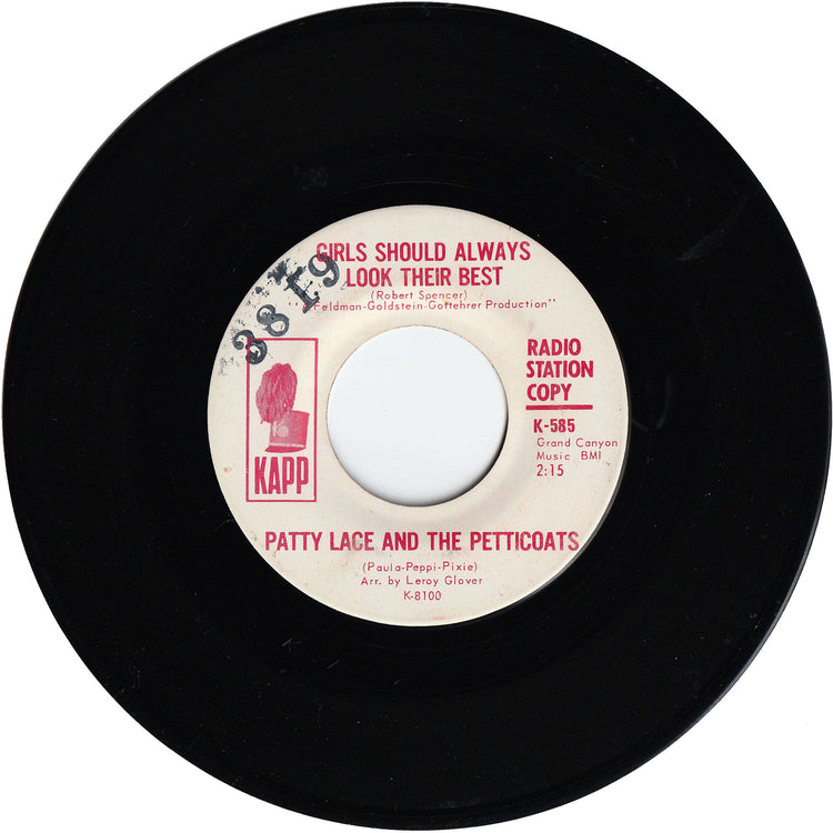 Patty Lace & The Petticoats - Girls Should Always Look Their Best / Girls Don't Trust That Boy [Promo]