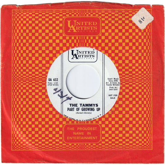 The Tammys - Part Of Growing Up / Take Back Your Ring [Promo]