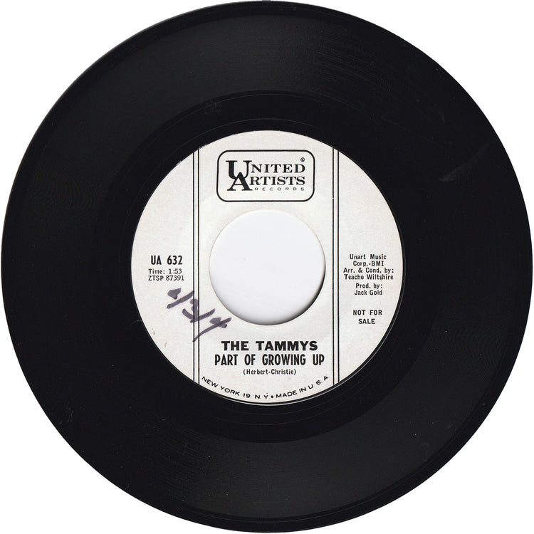The Tammys - Part Of Growing Up / Take Back Your Ring [Promo]