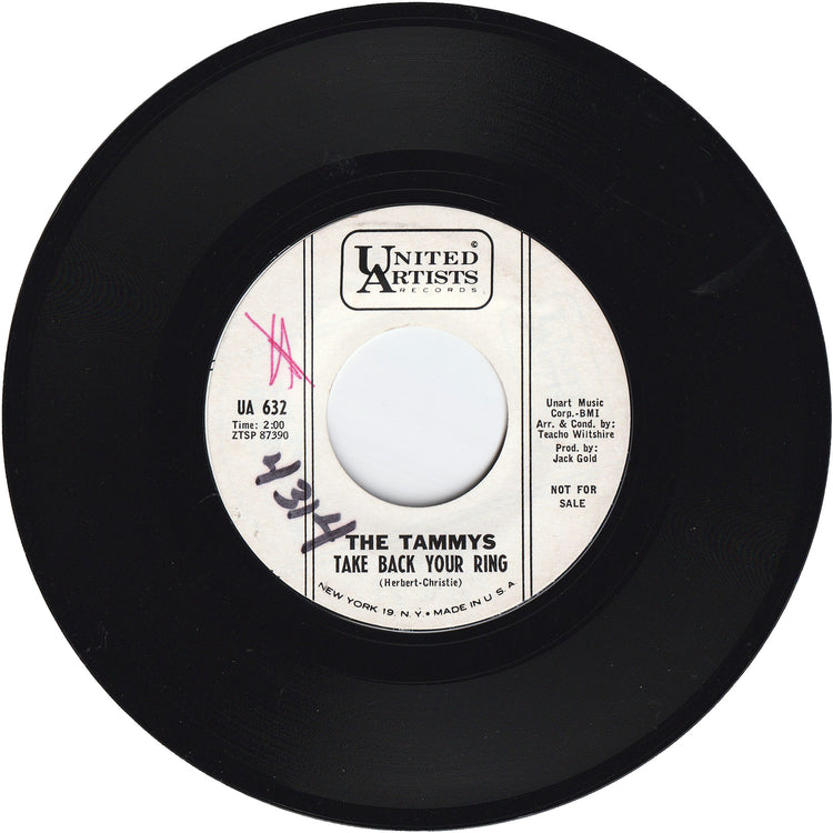 The Tammys - Part Of Growing Up / Take Back Your Ring [Promo]
