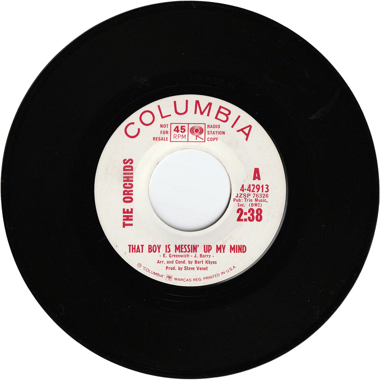 The Orchids - That Boy Is Messin' Up My Mind / The Harlem Tango [Promo]