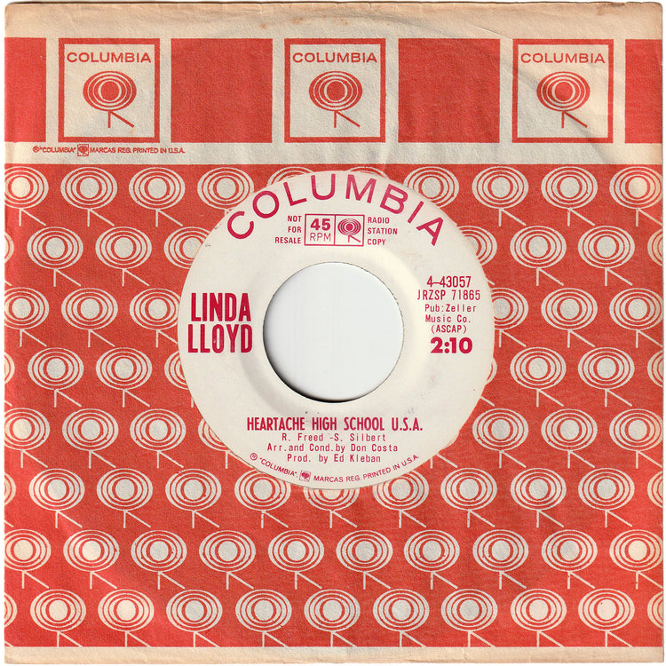 Linda Lloyd - Heartache High School U.S.A. / All Through The Day [Promo]
