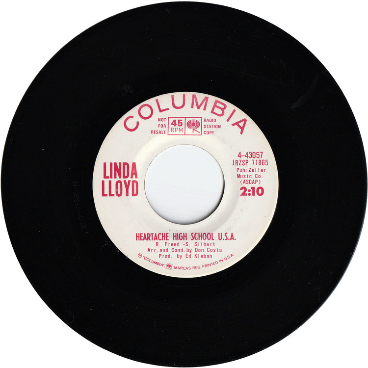 Linda Lloyd - Heartache High School U.S.A. / All Through The Day [Promo]