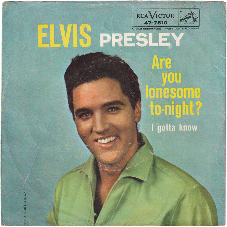 Elvis Presley - Are You Lonesome To-Night? / I Gotta Know [Picture Sleeve]