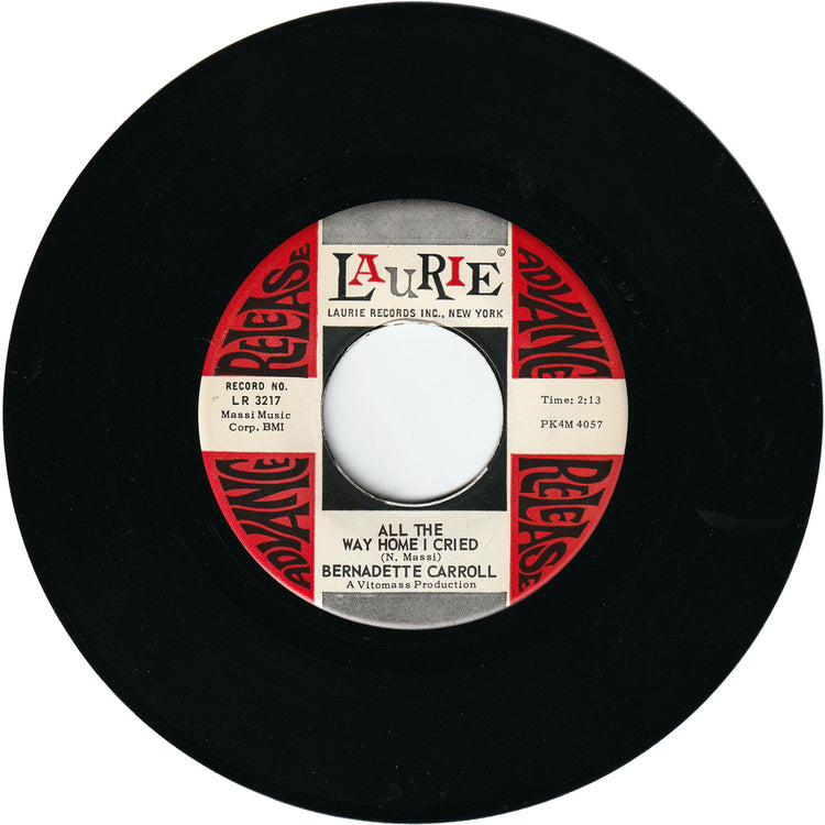 Bernadette Carroll - Nicky / All The Way Home I Cried [Promo]