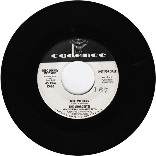 The Chordettes - Wheels / Wheels [Promo]