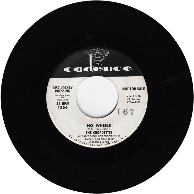 The Chordettes - Wheels / Wheels [Promo]