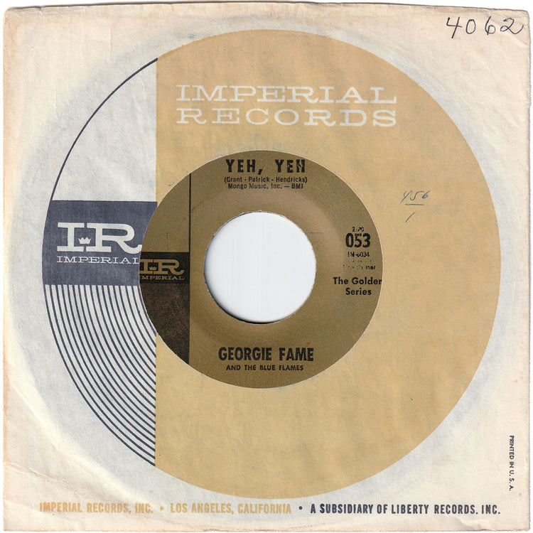 Georgie Fame & The Blue Flames - Yeh, Yeh / In The Meantime [Re-Issue]