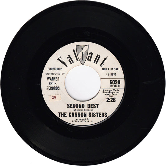 The Cannon Sisters - Second Best / I Don't Want To Be The One [Promo]