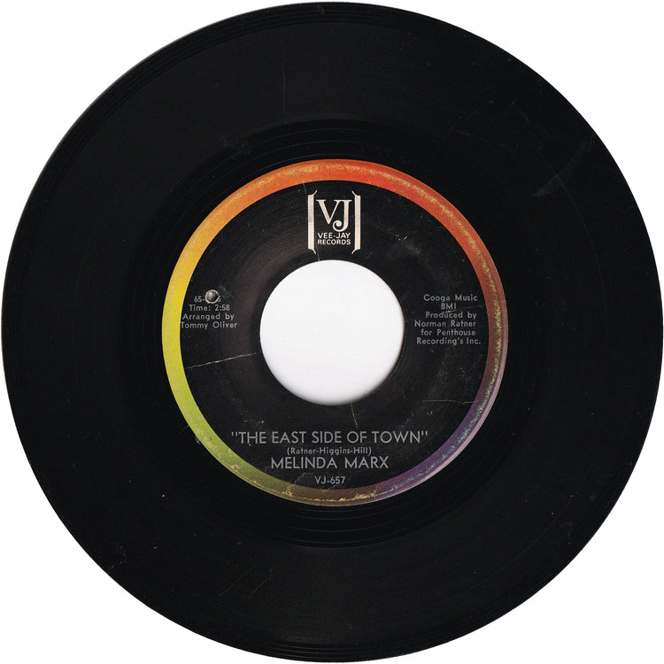 Melinda Marx - The East Side Of Town / How I Wish You Came