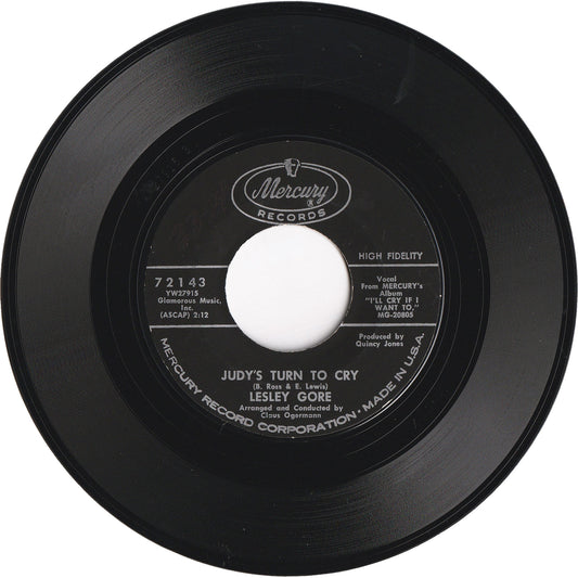 Lesley Gore - Judy's Turn To Cry / Just Let Me Cry