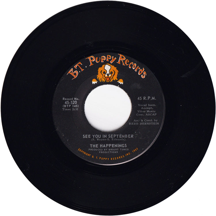 The Happenings - See You In September / He Thinks He's A Hero [Rockaway Pressing]