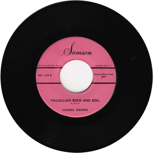 Sandra Grimms - Hallelujah Rock & Roll / Somewhere The Sun Is Shining