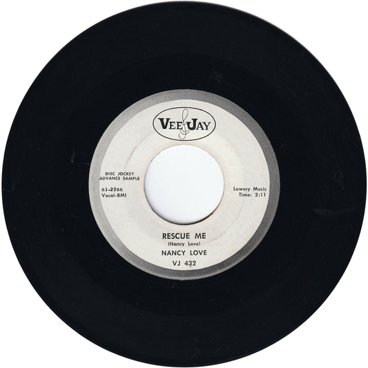 Nancy Love - Rescue Me / As Sure As I Live [Promo]