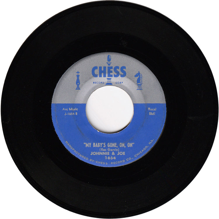 Johnnie & Joe - Over The Mountain Across The Sea / My Baby's Gone, On, On