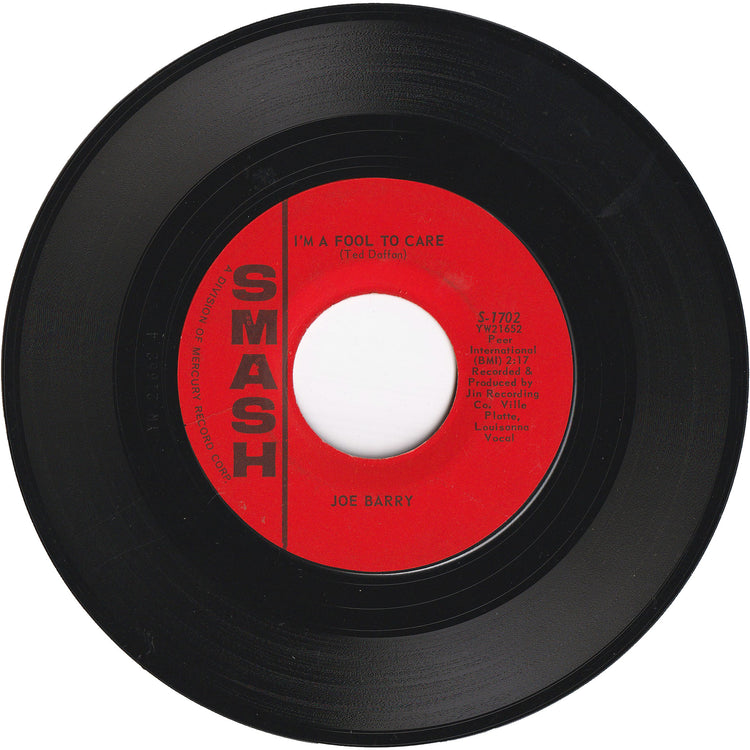 Joe Barry - I'm A Fool To Care / I Got A Feeling