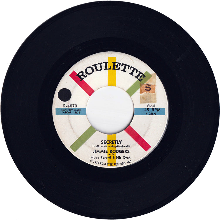 Jimmie Rodgers - Secretly / Make Me A Miracles