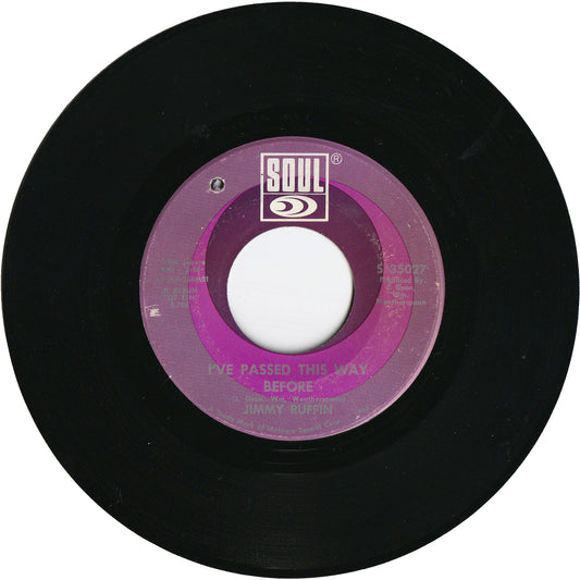 Jimmy Ruffin - I've Passed This Way Before / Tomorrow's Tears [Vinyl, ARP Pressing]