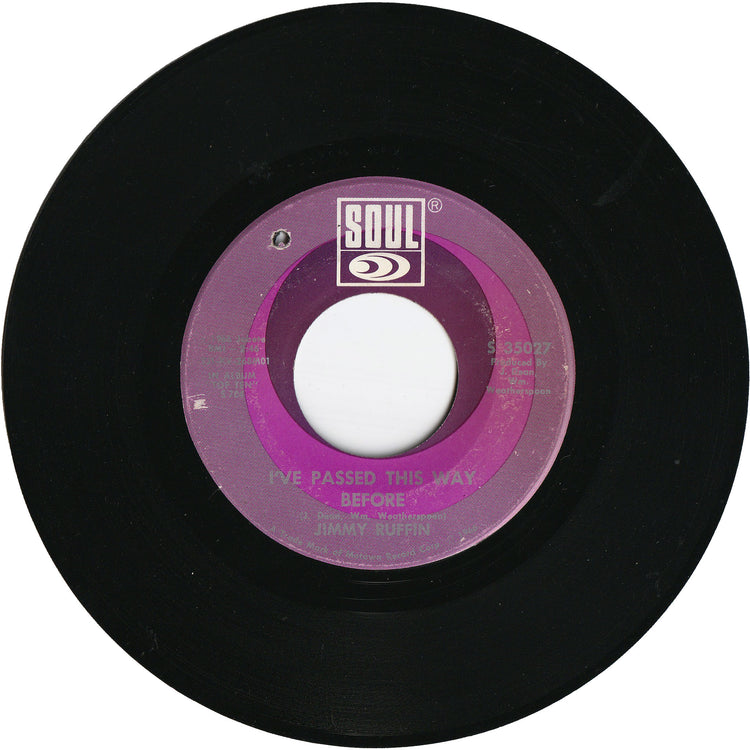 Jimmy Ruffin - I've Passed This Way Before / Tomorrow's Tears [Vinyl, ARP Pressing]