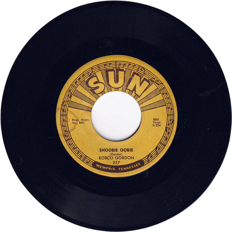 Rosco Gordon - Shoobie Oobie / Chees & Crackers