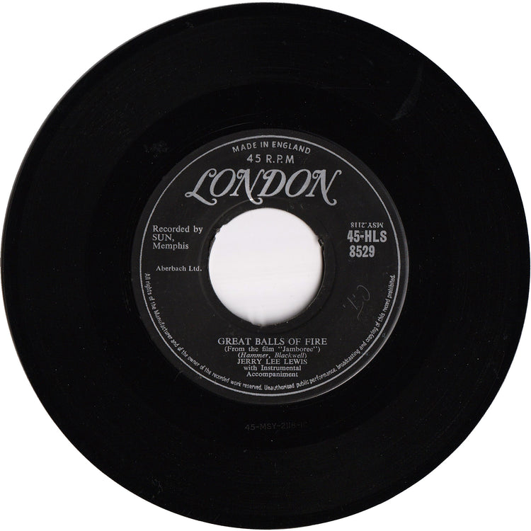 Jerry Lee Lewis - Great Balls Of Fire / Mean Woman Blues [UK]