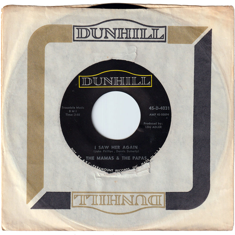The Mama's & The Papa's - I Saw Her Again / Even If I Could