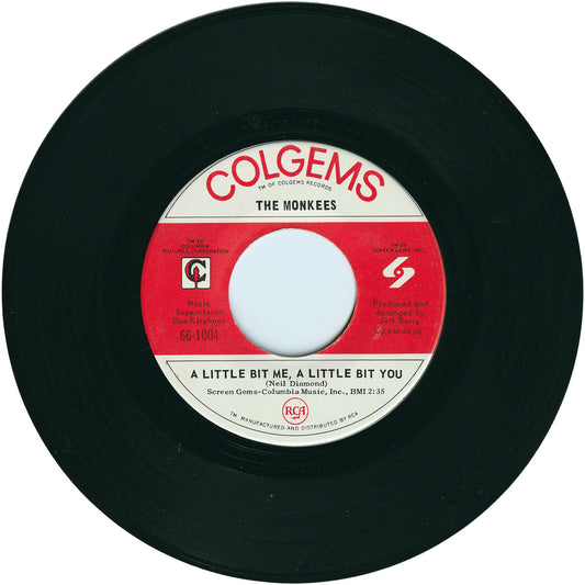The Monkees - A Little Bit Me, A Little Bit You / The Girl I Knew Somewhere