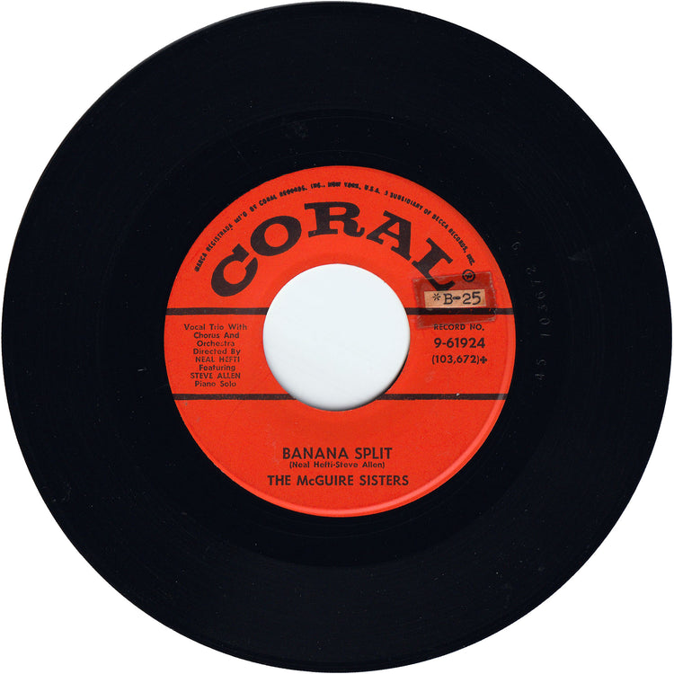 The McGuire Sisters - Sugartime / Banana Split