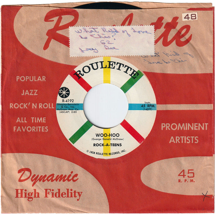 Rock-A-Teens - Woo-Hoo / Untrue
