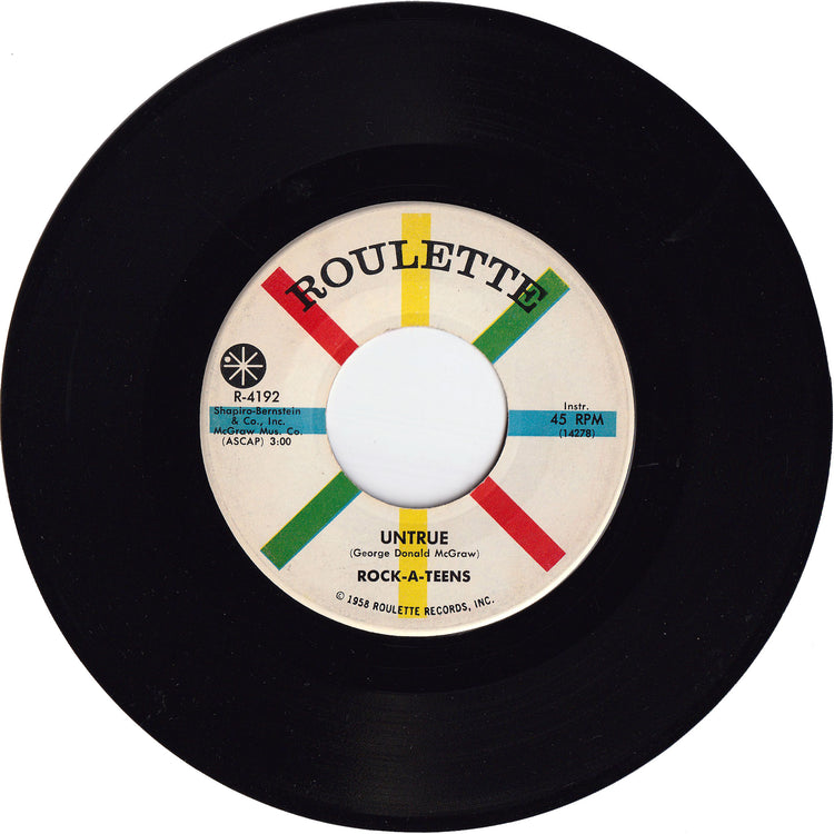 Rock-A-Teens - Woo-Hoo / Untrue