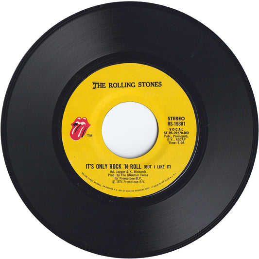 The Rolling Stones - It's Only Rock 'N Roll (But I Like It) / Through The Lonely Nights [Styrene, MO Pressing]