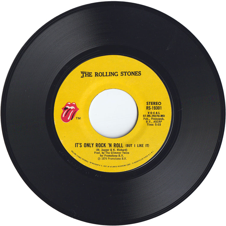 The Rolling Stones - It's Only Rock 'N Roll (But I Like It) / Through The Lonely Nights [Styrene, MO Pressing]