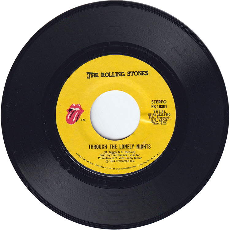 The Rolling Stones - It's Only Rock 'N Roll (But I Like It) / Through The Lonely Nights [Styrene, MO Pressing]