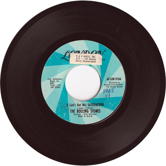 The Rolling Stones - (I Can't Get No) Satisfaction / The Under Assistant West Coast Promotion Man