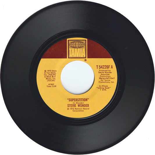 Stevie Wonder - Superstition / You've Got It Bad Girl [Styrene,  Monarch Pressing]