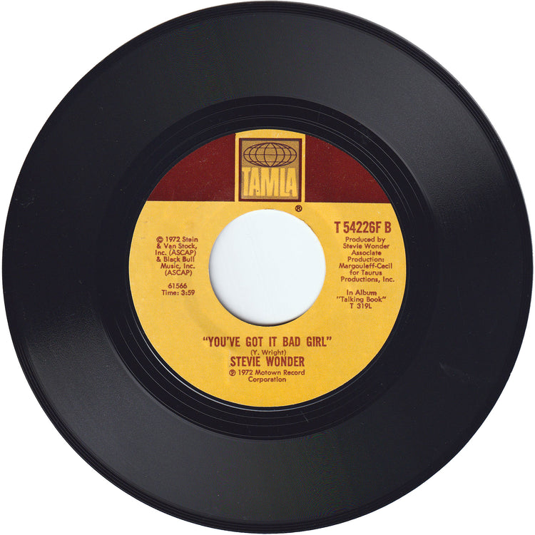 Stevie Wonder - Superstition / You've Got It Bad Girl [Styrene,  Monarch Pressing]