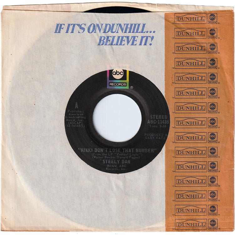 Steely Dan - Rikki Don't Lose That Number / Any Major Dude Will Tell You