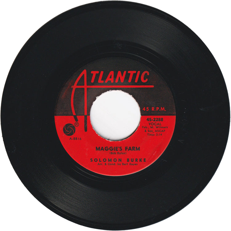 Solomon Burke - Maggie's Farm / Tonight's The Night