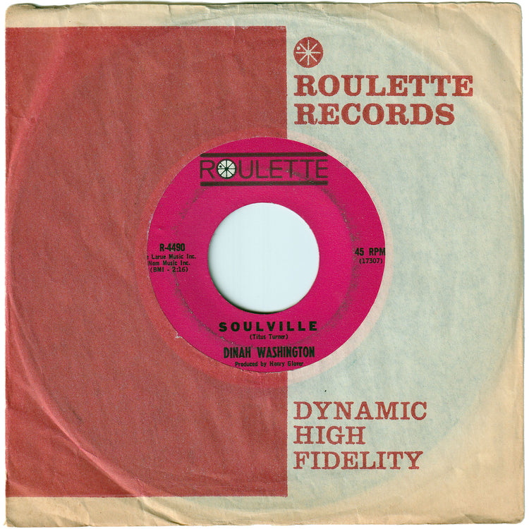 Dinah Washington - Soulville / Let Me Be The First To Know [Styrene]