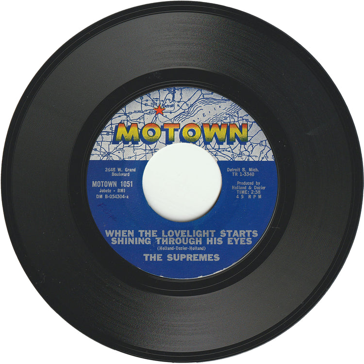 The Supremes - When The Lovelight Starts Shining Through His Eyes / Standing At The Crossroads Of Love [Styrene, Monarch Pressing]
